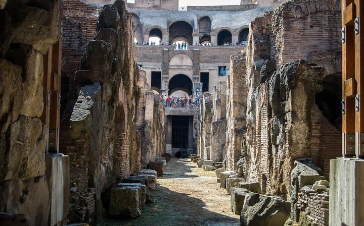 Colosseum Underground and Arena Floor Private Tour with Pick Up Included