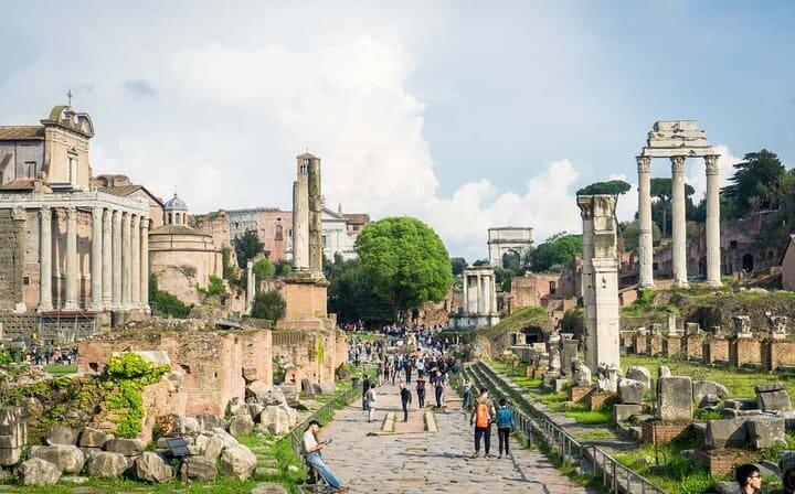 Roman Forum Palatine hill