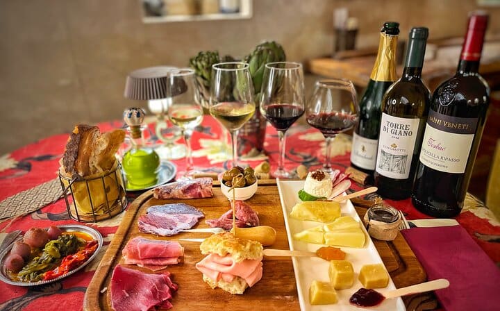 Rome Lunch Food Tasting with Wine Pairing Experience Trastevere