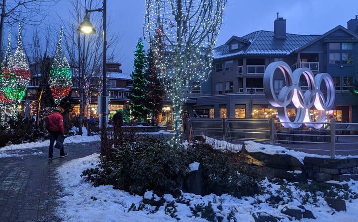 Whistler Christmas lights