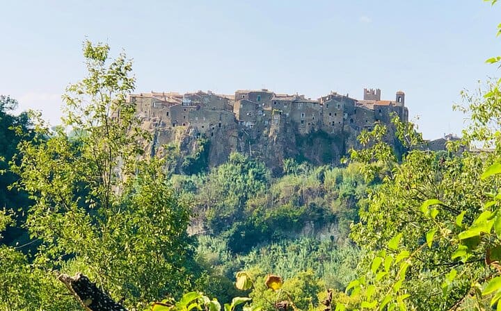 Calcata, Bomarzo Monsters private guided tour Rome one day round trip and Thermal Baths of the Popes Pick up, drop off and Tickets inc
