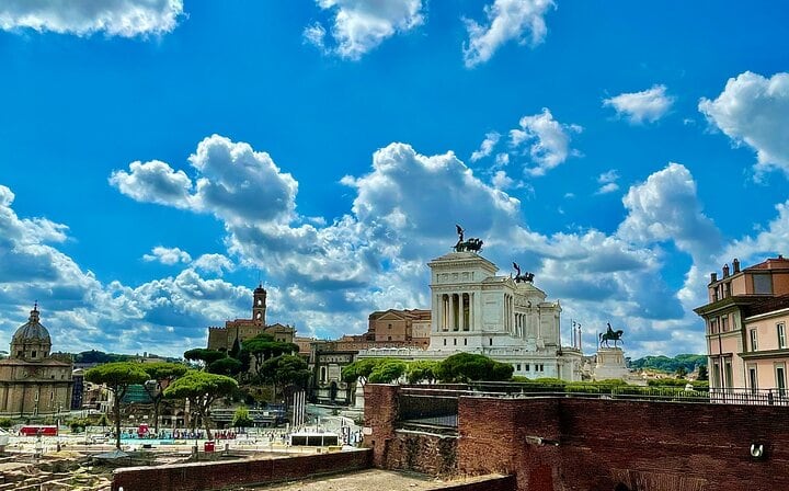 Rome Trajan Markets, and Imperial Forum Private Tour views