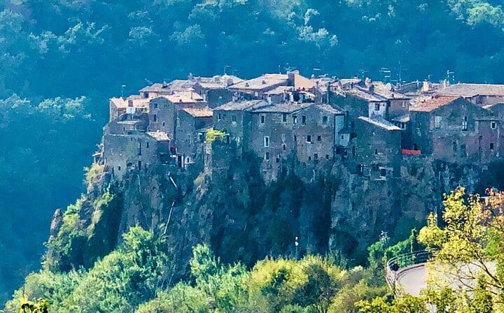 Calcata, Bomarzo Monsters private guided tour Rome one day round trip and Thermal Baths of the Popes Pick up, drop off and Tickets inc