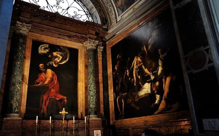 the life of St. Matthew- Caravaggio ROME