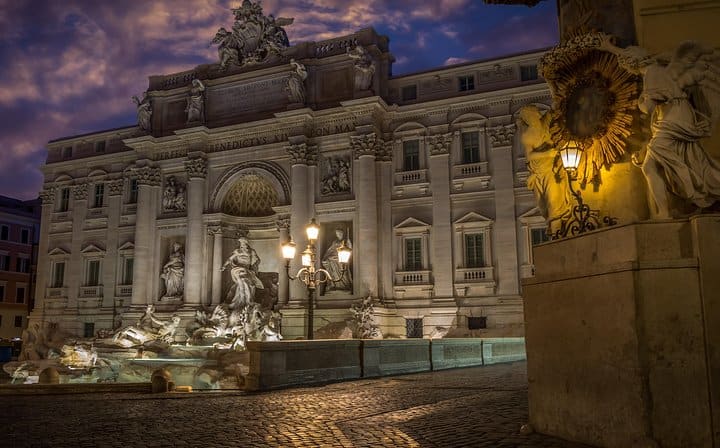 Trevi Fountain Best of Rome_By_Night Tour