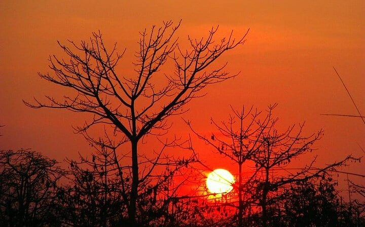 Sunset from Chitwan