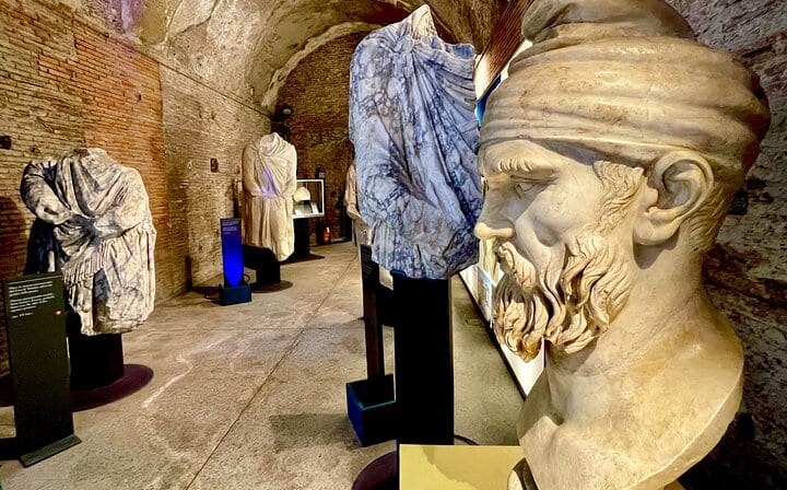 Rome Trajan Markets, and Imperial Forums Private Tour inside