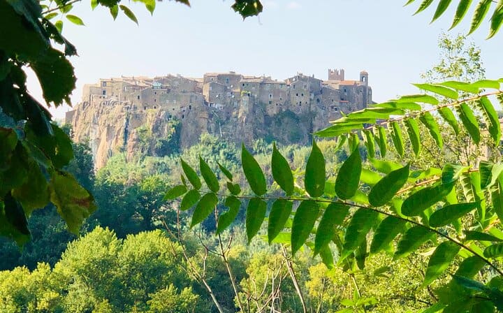 Calcata, Bomarzo Monsters private guided tour Rome one day round trip and Thermal Baths of the Popes Pick up, drop off and Tickets inc