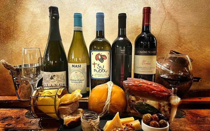 Rome Dinner Food Tasting with Wine Pairing Experience Trastevere