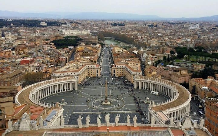 View of Rome from Vatican City