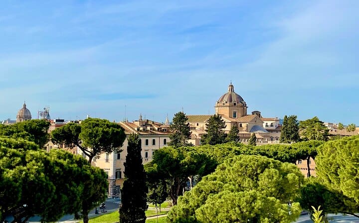 Capitoline Museum, Michelangelo square and panoramic views of Rome