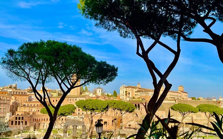 Capitoline Museum, Michelangelo square and panoramic views of Rome