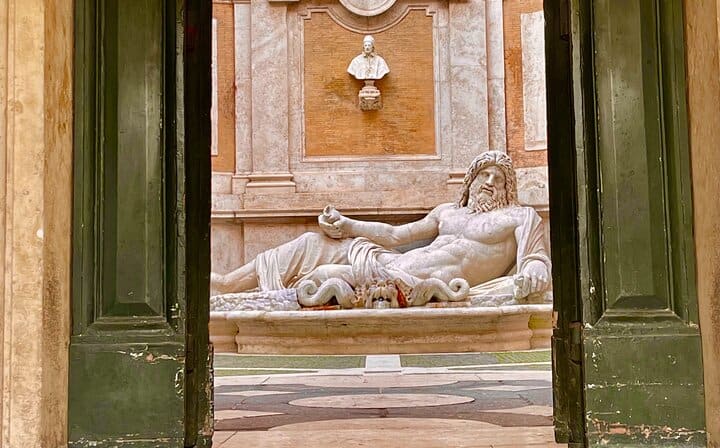 Capitoline Museum, Michelangelo square and panoramic views of Rome
