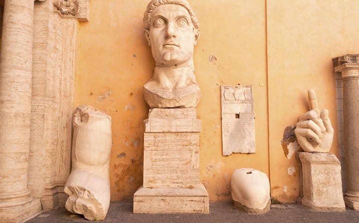 Capitoline Museum, Michelangelo square and panoramic views of Rome