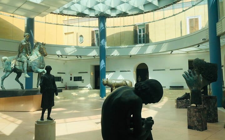Capitoline Museum, Michelangelo square and panoramic views of Rome