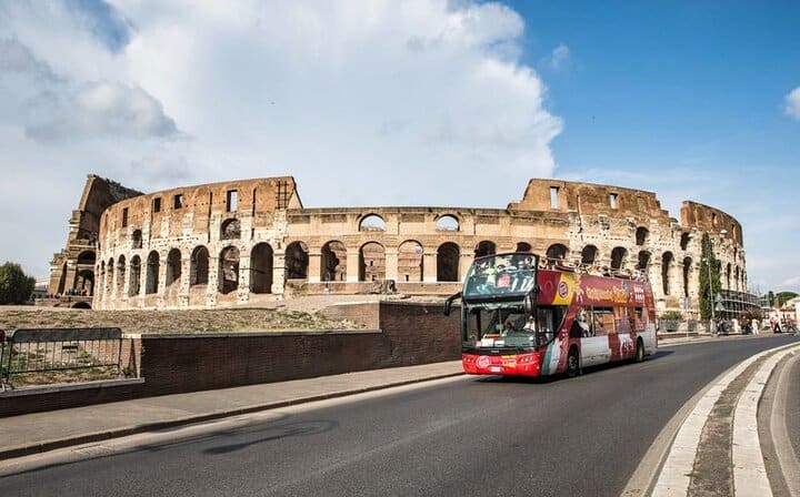 Rome Private Double Decker Open Bus Panoramic Tour | Exclusive Sightseeing Morning, Afternoon, Evening or Night Tour