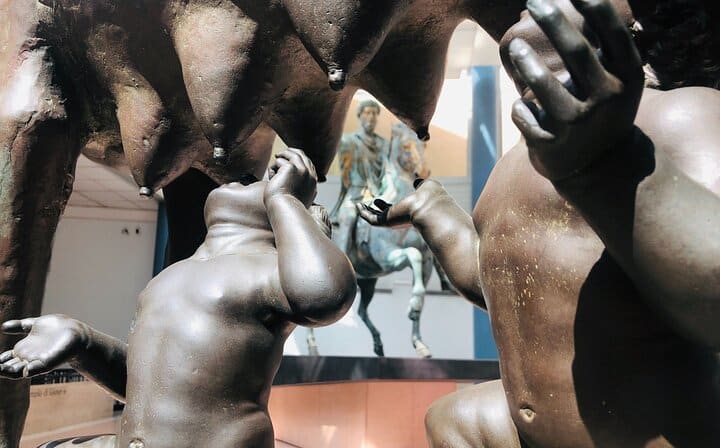 Capitoline Museum, Michelangelo square and panoramic views of Rome