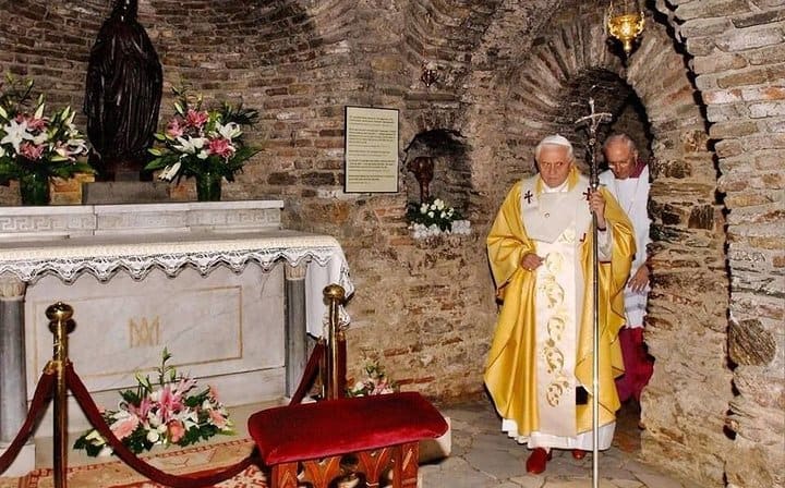 Pope 16. Benedictus at Virgin Mary's House