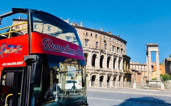 Rome Private Double Decker Open Bus Panoramic Tour | Exclusive Sightseeing Morning, Afternoon, Evening or Night Tour
