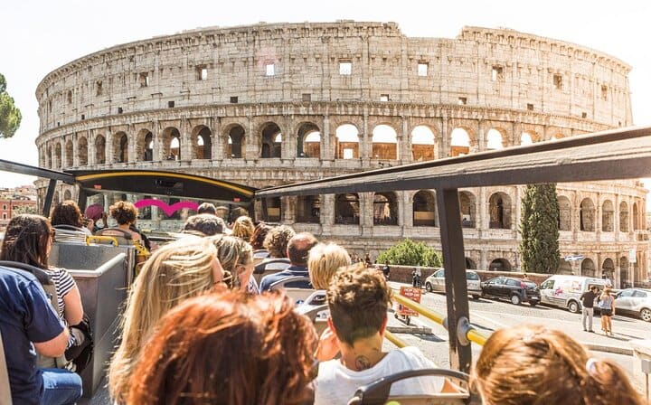 Rome Private Double Decker Open Bus Panoramic Tour | Exclusive Sightseeing Morning, Afternoon, Evening or Night Tour