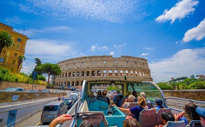 Rome Private Double Decker Open Bus Panoramic Tour | Exclusive Sightseeing Morning, Afternoon, Evening, or Night Tour