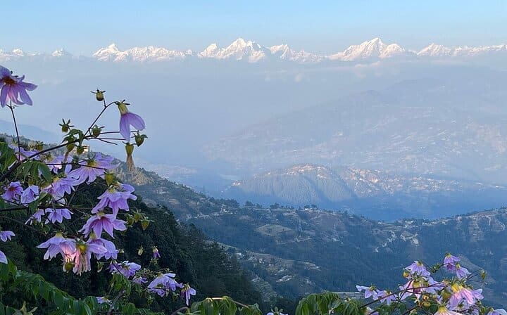 Mountain views from Nagarkot