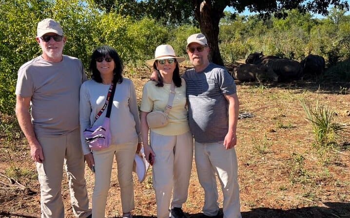 Rhino Walking Safari,Mosi oa Tunya National Park Livingstone Zambia