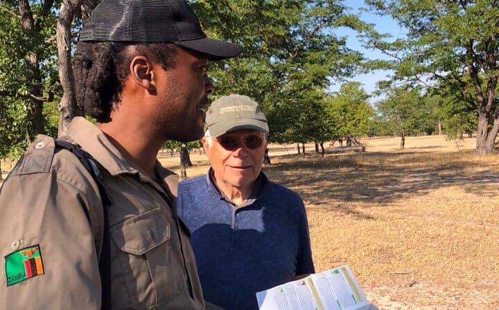 Rhino Walking Safari,Mosi oa Tunya National Park Livingstone Zambia