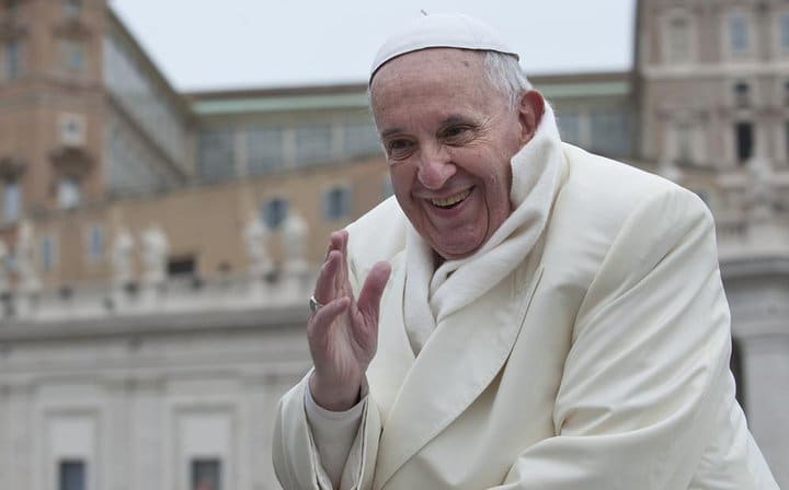 Pope Francesco Blessing