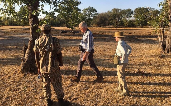 Rhino Walking Safari,Mosi oa Tunya National Park Livingstone Zambia