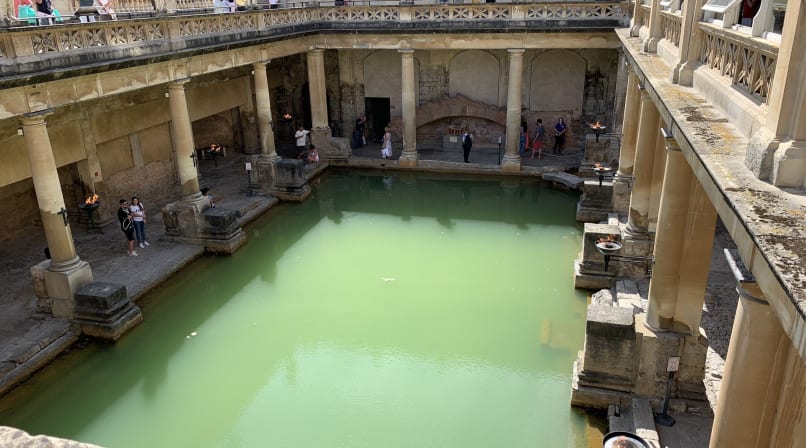 View of the Roman Baths