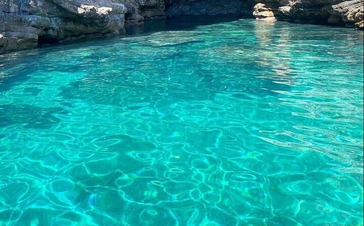 Cristal clear Adriatic sea
