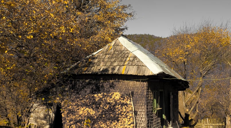 The real life in a mountain village of Transylvania