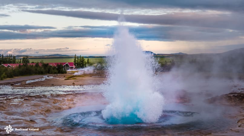 Strokkur erupting