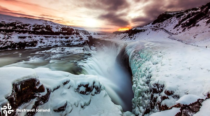 Gullfoss in winter
