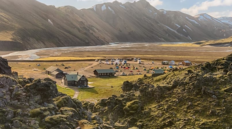 Landmannalaugar mountain huts