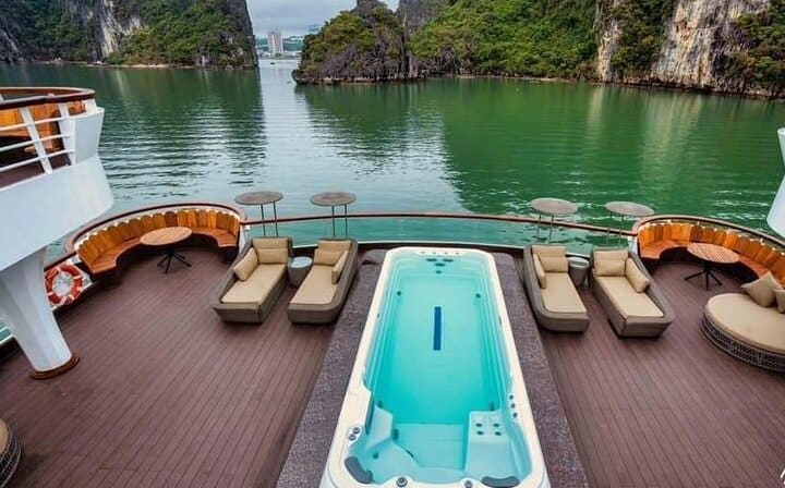 Ambassador Cruise- Luxury Day Trip From Halong Harbor with PICKUP