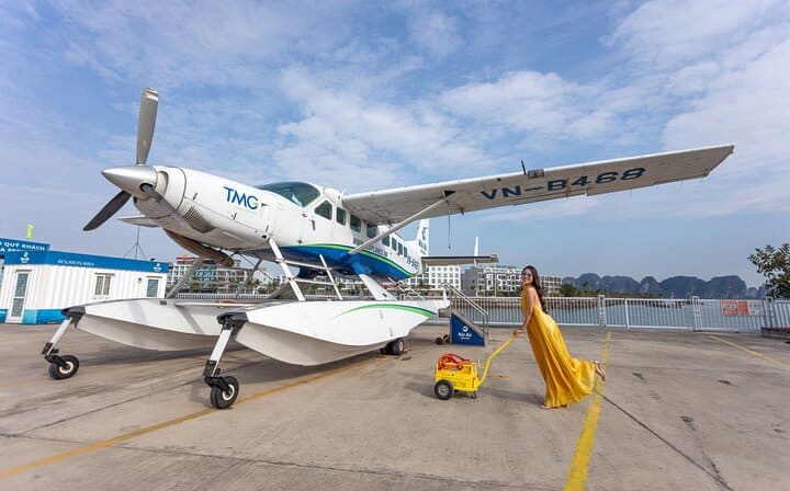 Halong Overnight Tour with Seaplane & Luxury Cruise From Hanoi