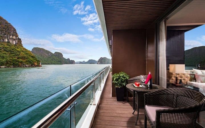 Halong Stellar of The Seas- Luxury 5 Star Cruise -2 Nights Experiences on Bay