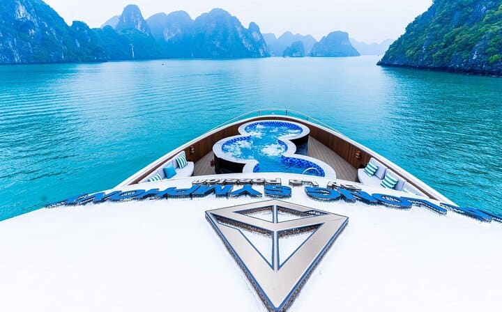 Ha Long Symphony Cruise Luxury Day Tour from Harbor with Pick up