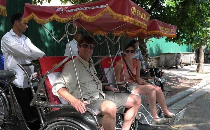 Explore Hanoi City with Cyclo- Walking Street Food Tour-Foot Massage ( 3 IN 1)