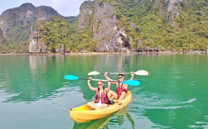Cozy Bay Cruise 5 Star Halong Day Trip,Buffet Lunch,Cave & Island