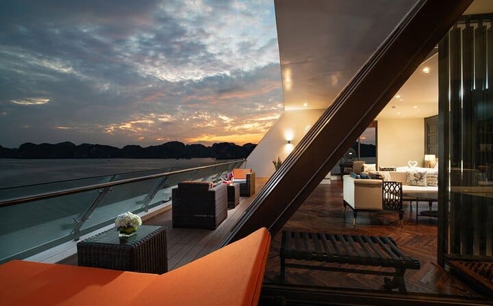 President Sun Terrace Cabin on Greatest Cruises in Halong Bay