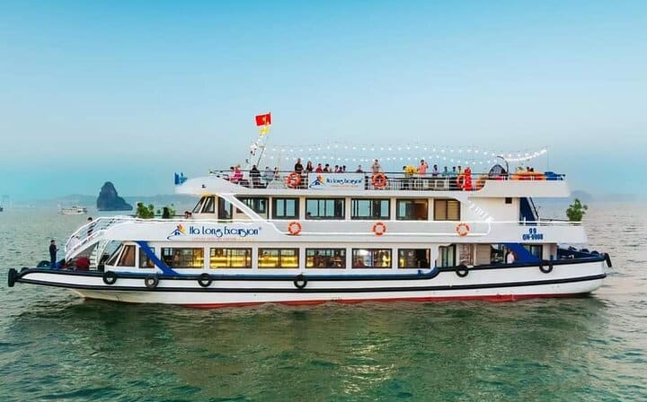 Halong Bay Day Tour with Expressway,Cave,Island,Beach from Hanoi