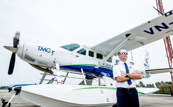 Halong Bay Scenic Seaplane and Luxury Day Cruise From Tuan Chau