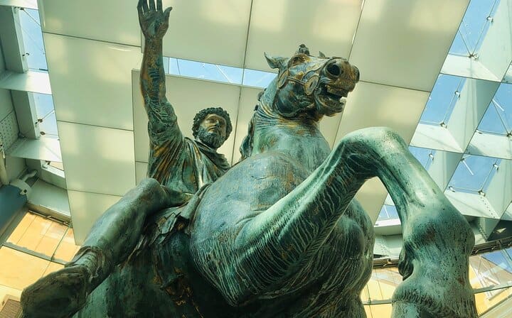 Capitoline Museum, Michelangelo square and panoramic views of Rome