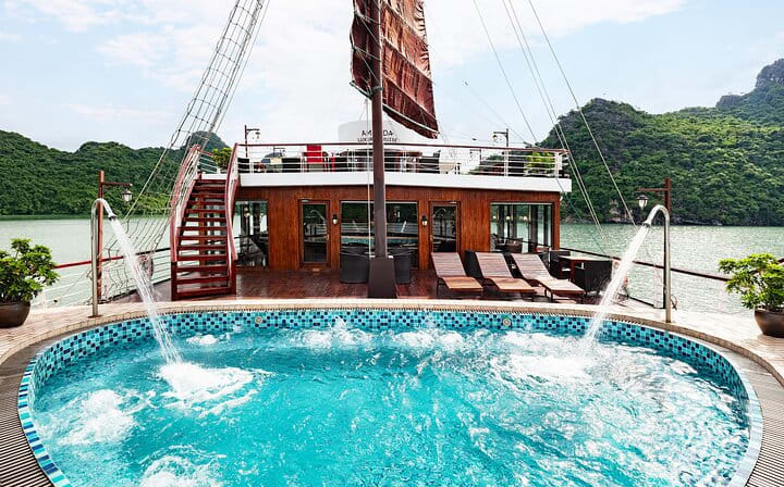 Amanda Cruise Luxury Halong Bay and Lan Ha Bay 2 Days Tour