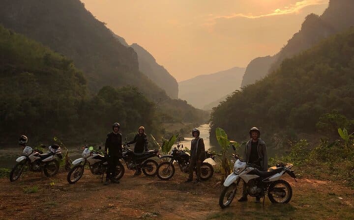 Off Road Trekking/ Biking Around Pu Luong Nature Reserv