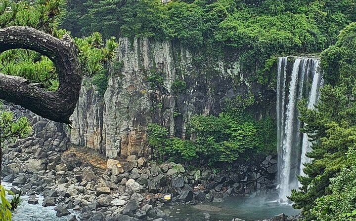 Seogwipo, which includes the entire southern half of Jeju, exhibits a great amount of sunshine and warm temperatures, attracting crowds of tourists all year round.