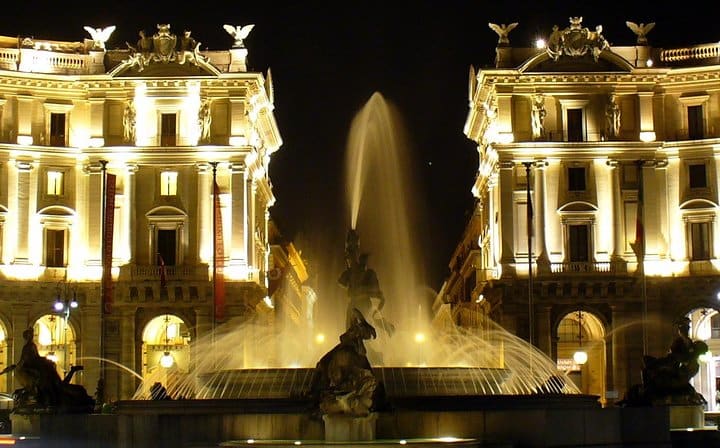 Repubblica Square Best of Rome_By_Night Tour